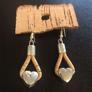 NWOT Cork Earrings